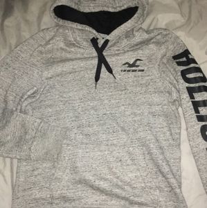 Grey Hollister hoodie
